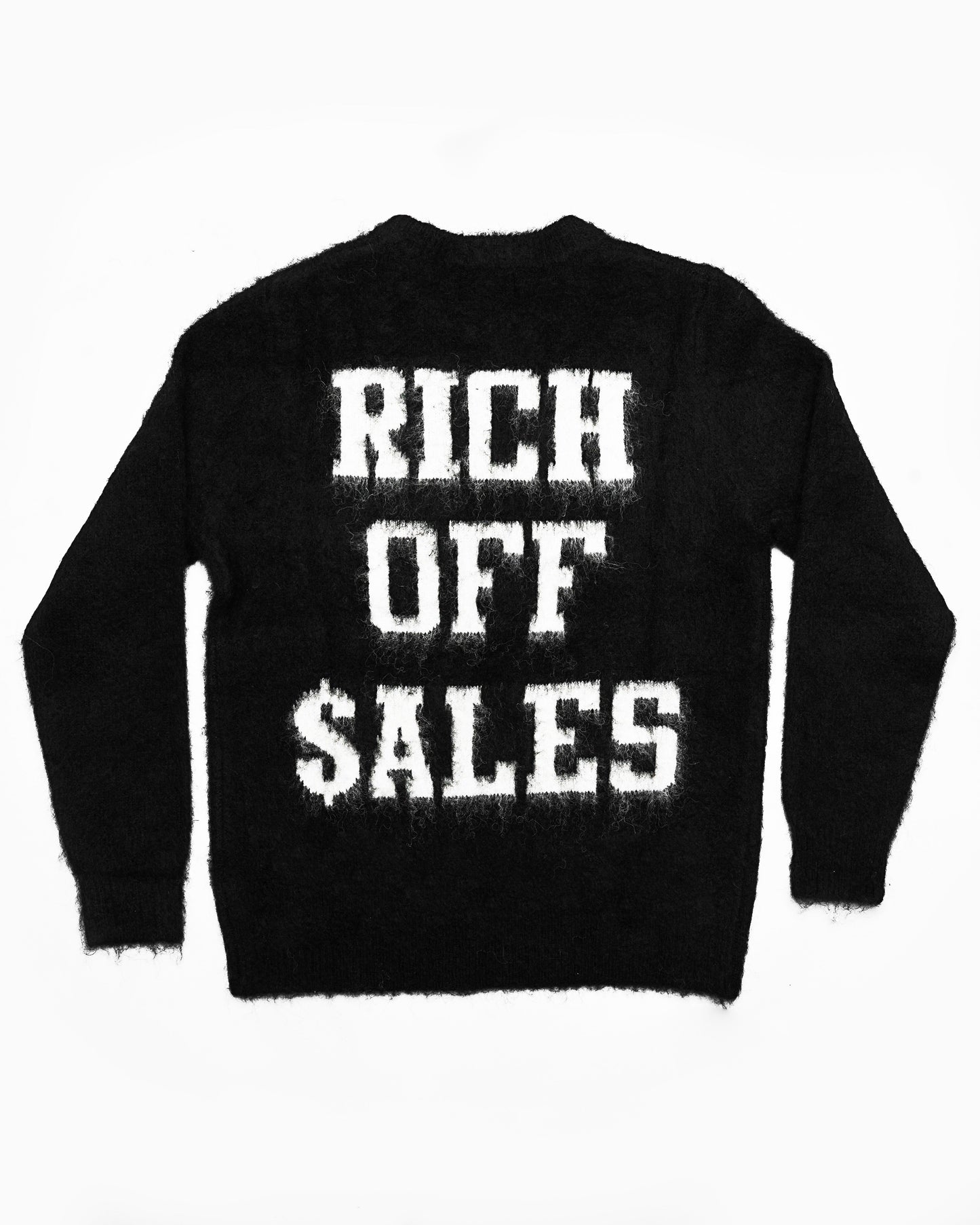 Rich Off Sales Mohair Sweater (Black)