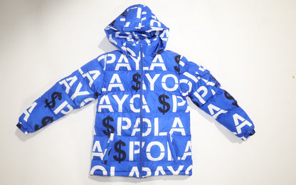 Payola All Over Print Puffer Coat