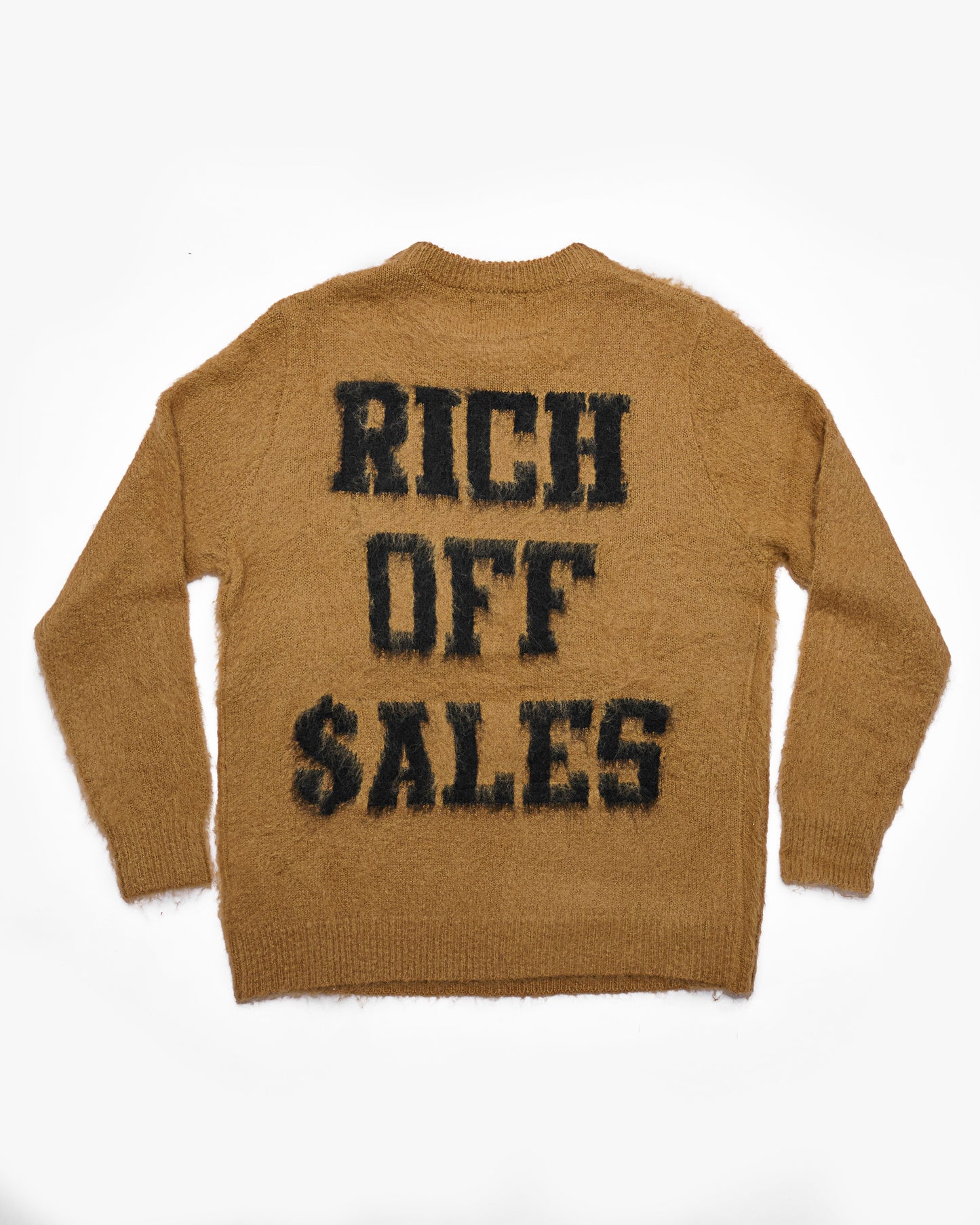 Rich Off Sales Mohair Sweater (Tan)