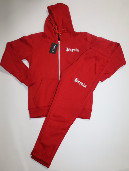 Old English Tracksuit (Red)