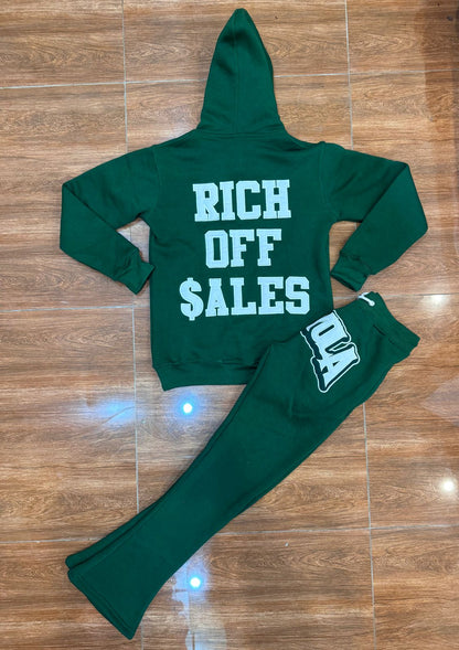Rich Off Sales Jumpsuit (Green)