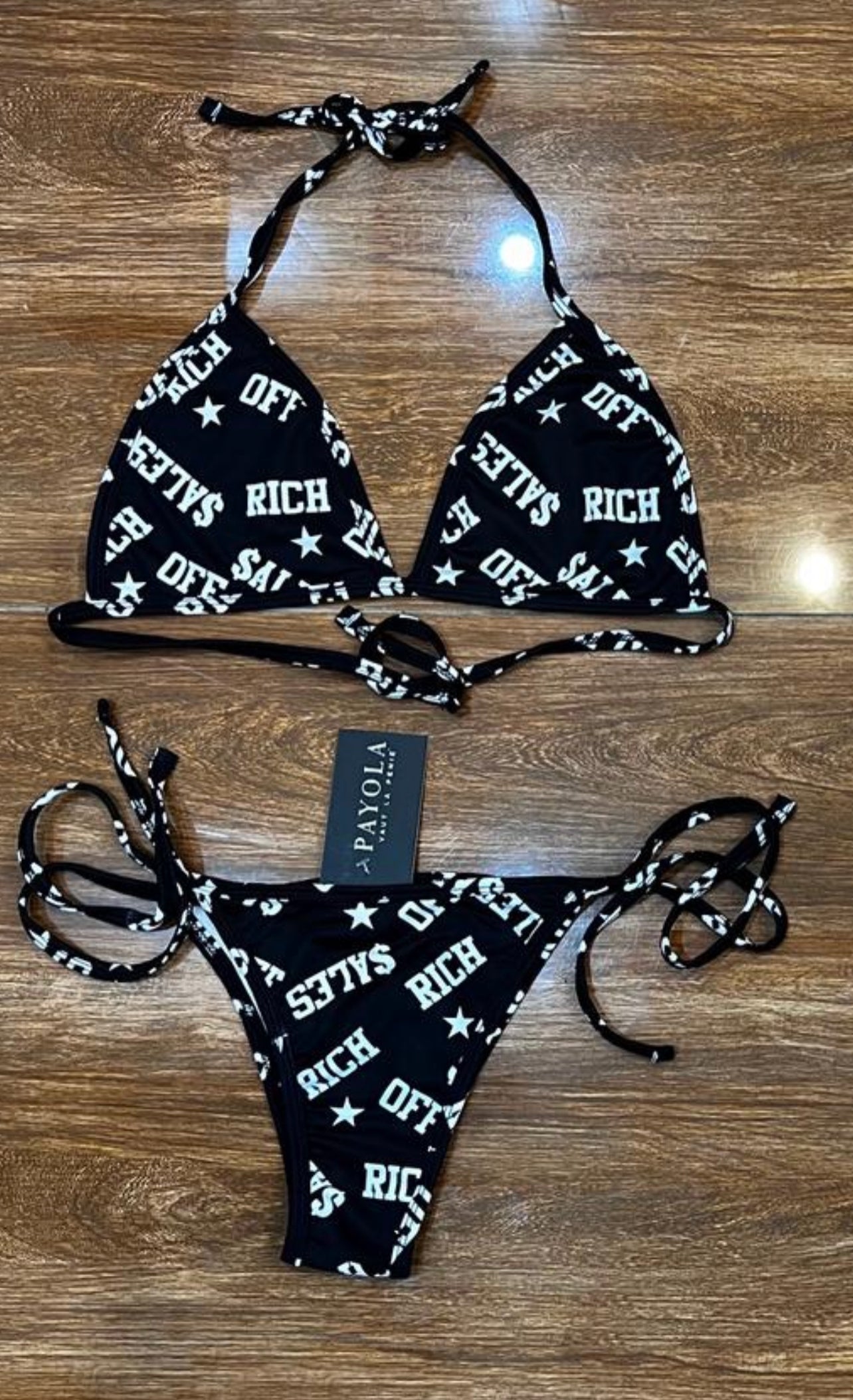Payola Rich Off Sales Bikini Set (Black)
