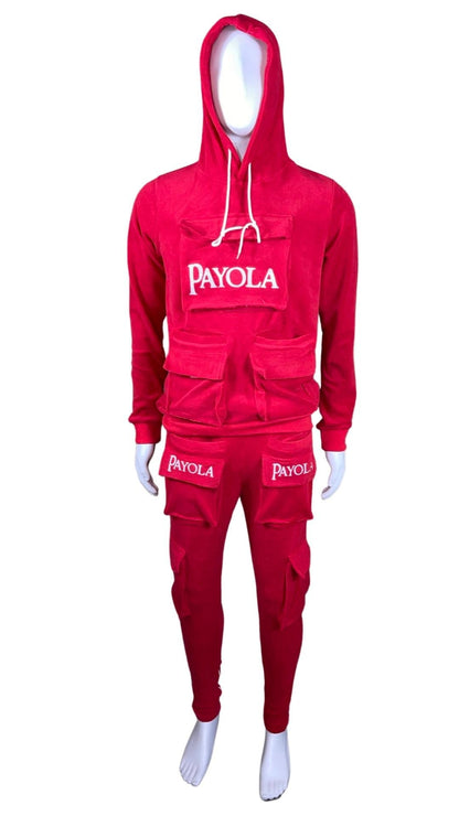 Payola Pockets Jumpsuit (Red)