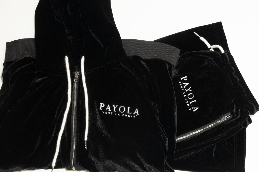 Payola Velour Set (Black)