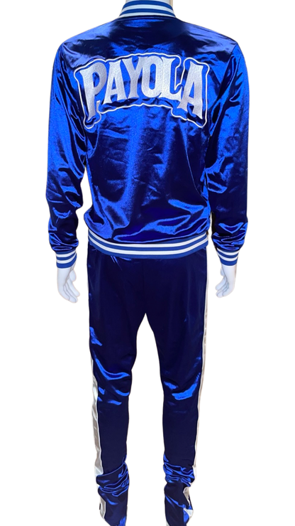 Payola Jacket & Stacked Pants Set (Blue)