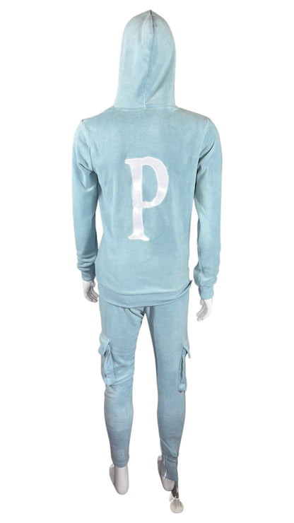 Payola Pockets Jumpsuit (Light Blue)